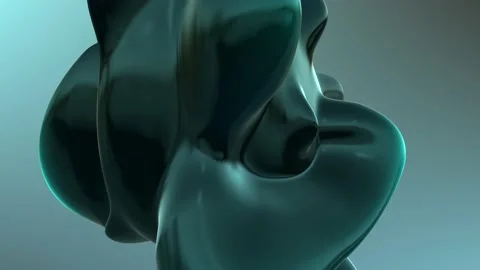 Slow moving abstract shape Stock Footage 211763768