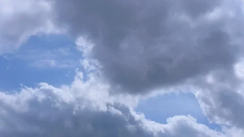 Slow Moving Clouds 4K Stock Footage 129454492