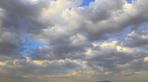 Slow Moving Clouds Stock Footage 53232756