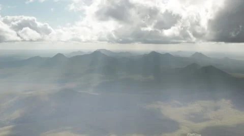 Slow moving Clouds over Stirling Ranges Stock Footage 60004112