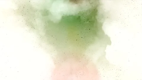 Slow-moving dark dust, floating effect, light green-white smoke, clouds in .. Stock Footage 250625363