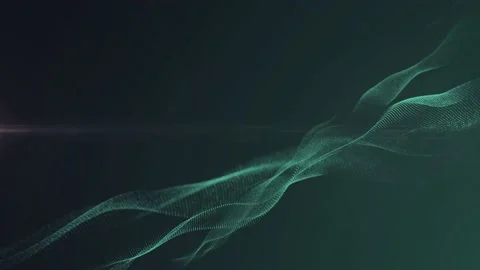 Slow moving Line waves Stock Footage 226231302