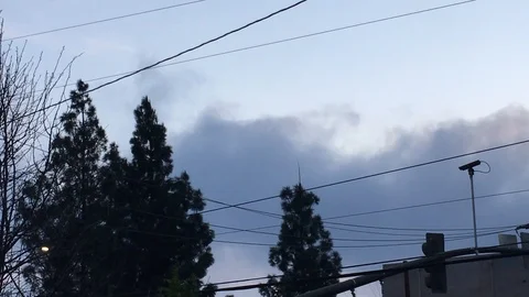Slow Moving Storm Clouds 1  Stock Footage