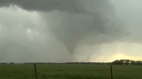 Slow moving Tornado Stock Footage 1106425