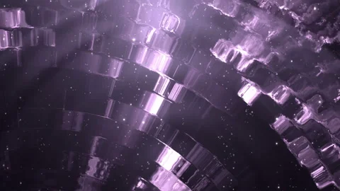 Slow Paced Abstract Background Loop Video stock 134042929