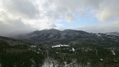 Slow pan of Adirondack Mountains Stock Footage 79499731