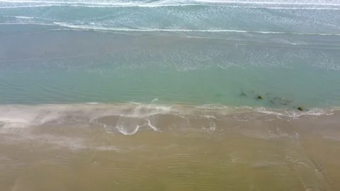 Slow Pan of Beach and Ocean Drone sea 動画素材 149105950