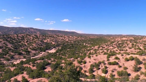 Slow Pan Desert Landscape Stock Footage 93162864