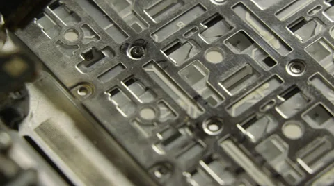 Slow Pan Macro Computer Keys Video stock 35254839