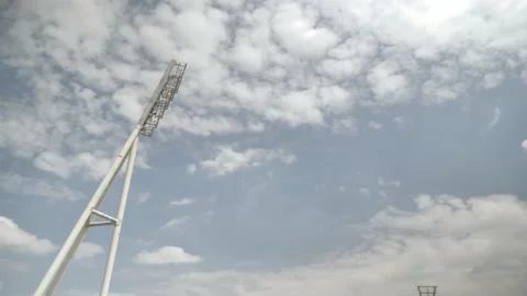 Slow Pan over The Max Schmeling Sport Stadion in Mauerpark Stock Footage 162682454