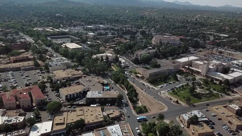 Slow pan Santa Fe Stock Footage 91584160