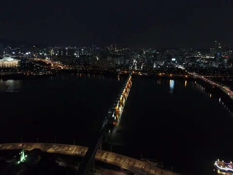 Slow push forward toward subway in Seoul Stock Footage 78124278