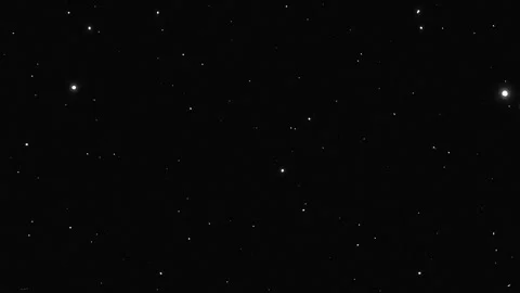 Slow Reverse Zoom Through Deep Dark Space with Glowing Stars Stock Footage 337348614