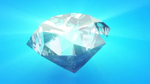 Slow rotating around the diamond. Stock Footage 104587943