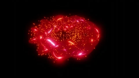 Slow rotating, glowing plasma ring. 3d animation render Stock Footage 211223965