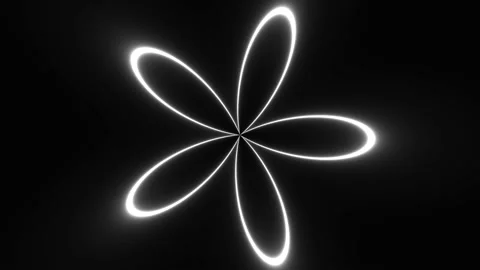 Slow Rotating Petals Five Points Видео 139736993
