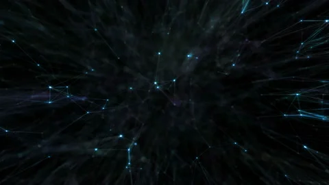 Slow rotation of star rays on a dark background. Stock Footage 124888018