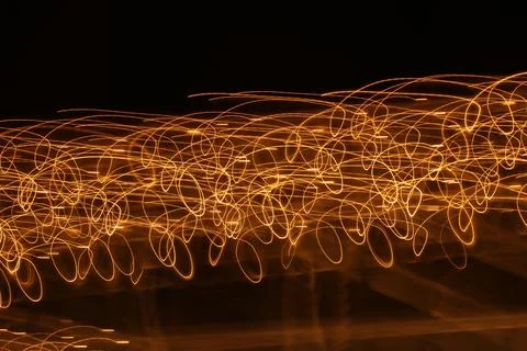 Slow shutter lights 스톡 일러스트