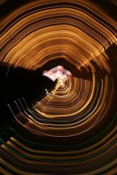 Slow shutter lights Stock Illustration
