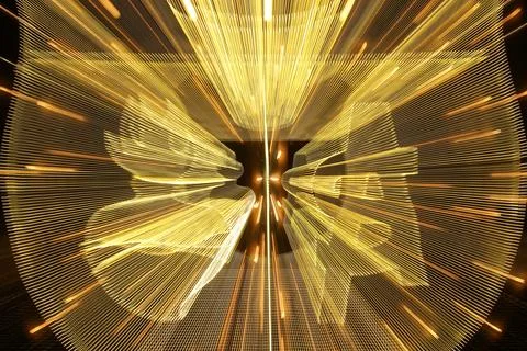 Slow shutter lights 스톡 일러스트