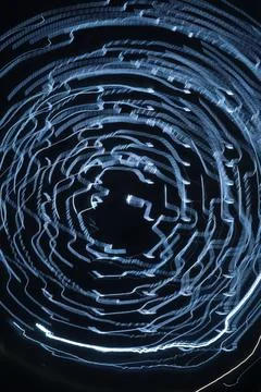 Slow shutter lights 스톡 일러스트