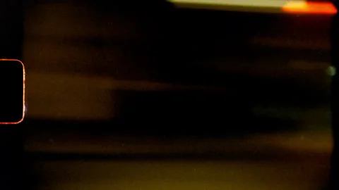 Slow shutter speed at night, shoot on 8mm film camera Stock Footage 277630620