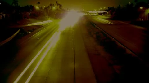 Slow shutter timelapse Stock Footage 8969424