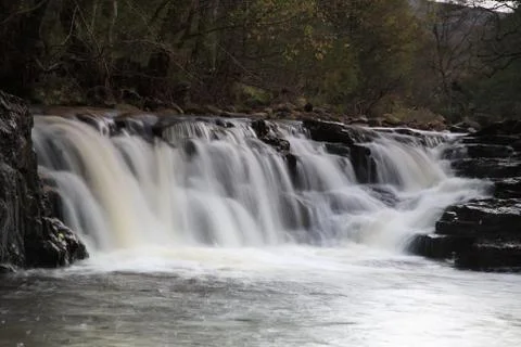 Slow shutter waterfall Stock Photos