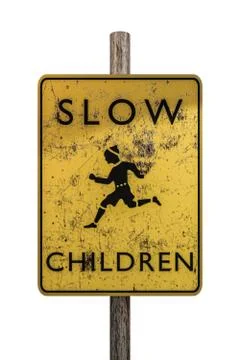 Slow sign Stock Illustration