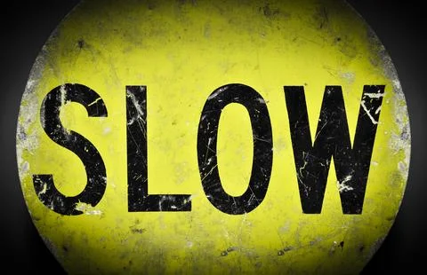 Slow Sign 写真素材