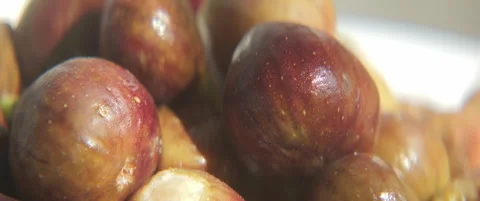 Slow sliding on common fig pile anamorephic 4K footage Stock Footage 315334327