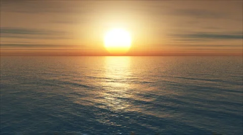 Slow Sun Rising Stock Footage 989337