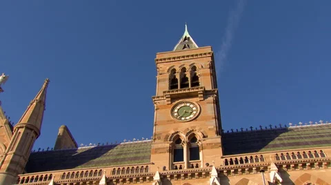 Slow Tilt Down of Guildhall Building Stock Footage 61642052