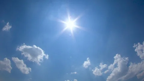 Slow timelapse blue sky Stock Footage 108691000