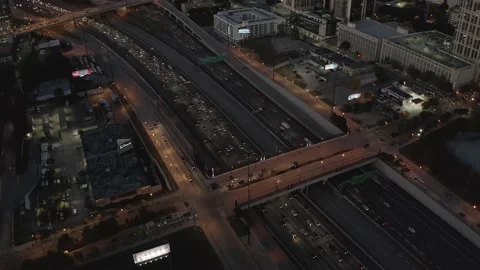 Slow traffic in city Stock Footage 160925692