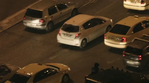 Slow traffic Stock Footage 81612638