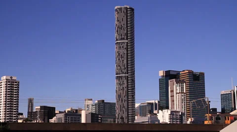 Slow train in the city 库存影片 39890281