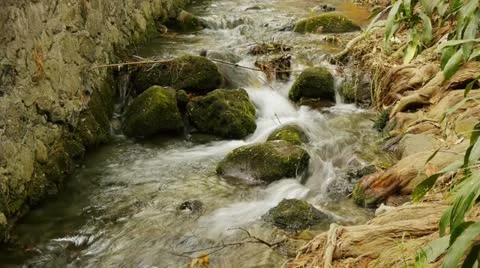 Slow Water Fall Stock Footage 11146176