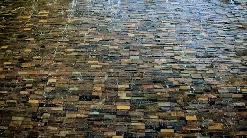 Slow water fall Stock Footage 112636495