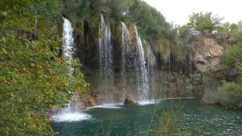 Slow Waterfall Stock Footage 139966466