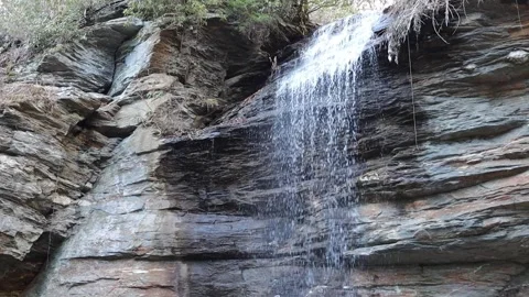 Slow waterfall loop Vídeo Stock 244721850