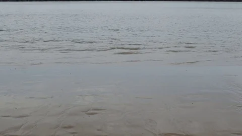 Slow wave in the ocean Stock Footage 75882936