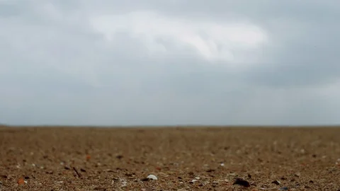 Slow Wind Blows the Grains of Sand Video stock 107992687