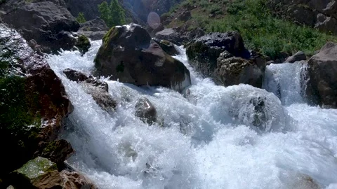 Slowed down water Stock Footage 201881964