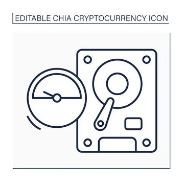 Slower plotting line icon Stock Illustration