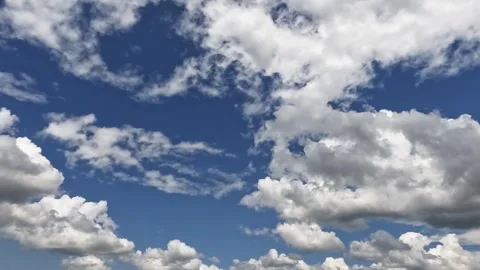 Slowly Approaching White Clouds Timelapse Stock Footage 311453419