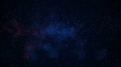 Slowly blinking stars galaxy in space seamless loop 4k (4096x2304) Stock Footage