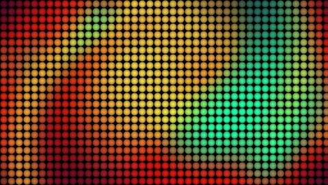 Slowly change color gradient in many small dots pattern imprint overlay. Bul Stock Footage 248384181