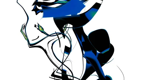 Slowly Current Abstraction Stock Footage 132723665