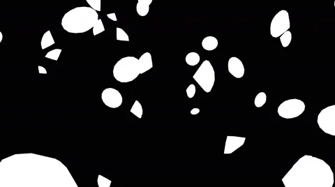 Slowly Falling Shiny Diamonds (matte) Stock Footage 56959917